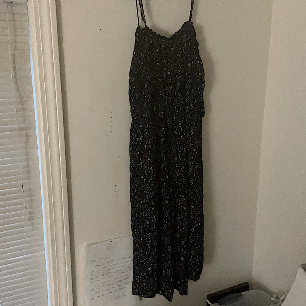 Vintage black romper dress